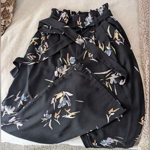 A New Day Black Floral Pants